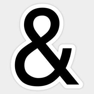 Helvetica & Ampersand Sticker